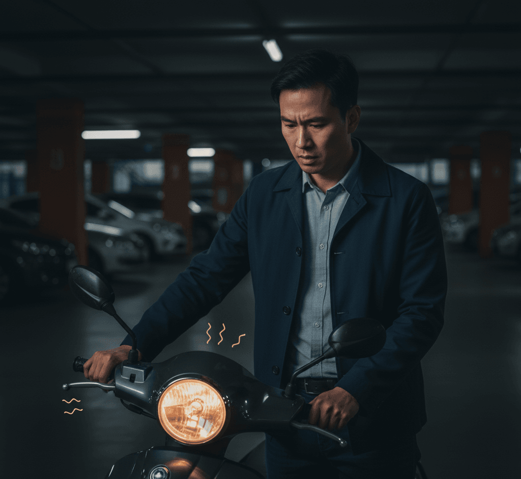 Các triệu chứng rõ ràng cần thay ắc quy xe máy