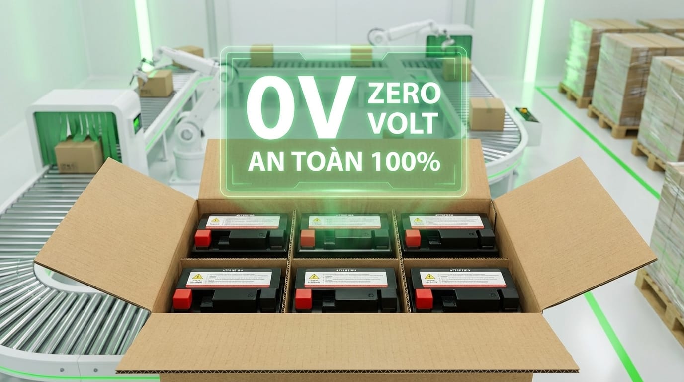 Ắc quy Natri ion vận chuyển cực kì an toàn